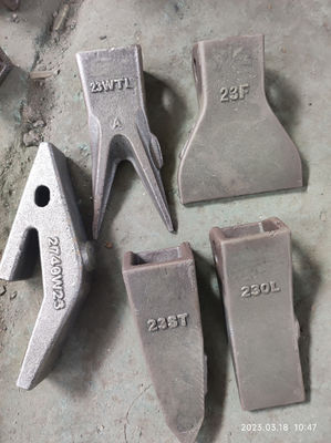 23F 23ST 230L 230ST 230CPE 23WTL Conjunto de Caçamba com Dentes de Tigre Duplos