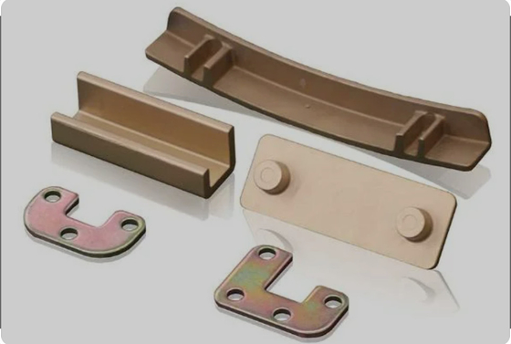 Tolerância de desgaste de tiras de placas de bronze personalizadas para máquinas industriais