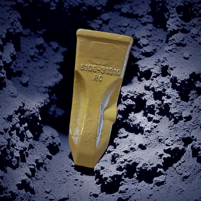 Fábrica da marca TIG Hyundai R225 Excavator Bucket Teeth 61Q6-31310RC, Excavator Tooth Point para Escavação