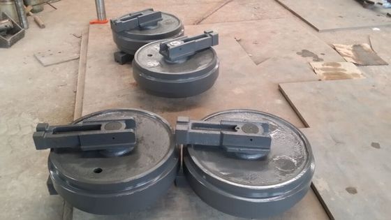 A estrutura profissional da máquina escavadora parte o tensor dianteiro para todo o modelo do tipo